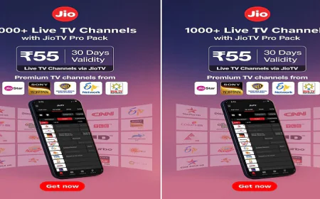 सिर्फ ₹55 में 1000 से अधिक लाइव टीवी चैनलों का धमाका, जियो ने लॉन्च किया नया JioTV Pro Pack 