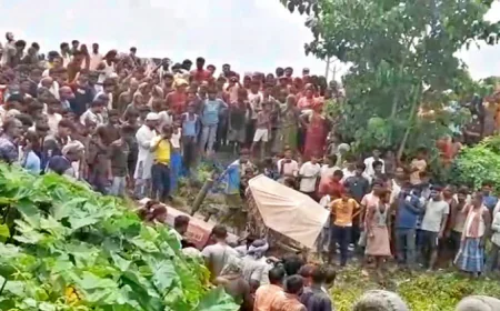 पानी से भरे गहरे गड्ढे में पलटी मजदूरों से भरी ट्रैक्टर ट्रॉली, 3 महिलाओं की मौत