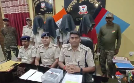 रांची के दशम फॉल इलाके में पिस्टल के दम पर लूट करने वाले गैंग का पर्दाफाश, 4 घंटे में 4 आरोपी गिरफ्तार, हथियार समेत लूटा सामान बरामद