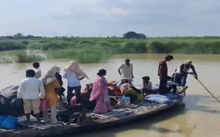 नेपाल में भारी बारिश के बाद बिहार में बाढ़ का खतरा, दरभंगा के 20 गांव डूबे, 6 गांव का संपर्क टूटा, बगहा समेत 14 जिलों में बारिश