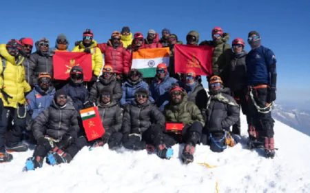 झारखंड के लेफ्टिनेंट कर्नल जय प्रकाश कुमार ने किया कमाल, माउंट कुन फतह कर रचा इतिहास, सैनिक स्कूल तिलैया के रहे हैं छात्र