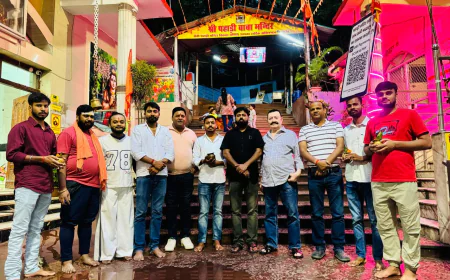 श्री शिव बारात आयोजन महासमिति, पहाड़ी मंदिर से आज निकली भव्य बाल कांवड़ यात्रा