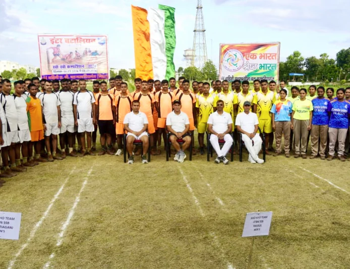 44वीं वाहिनी एसएसबी नरकटियागंज में तीन दिवसीय इंटर बटालियन खो-खो प्रतियोगिता का शुभारंभ