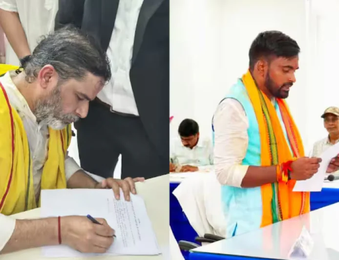 बांकीपुर विस उपचुनाव : प्रशांत किशोर और नीरज सिन्हा ने भरा नामांकन, रोड शो से दिखाया दम