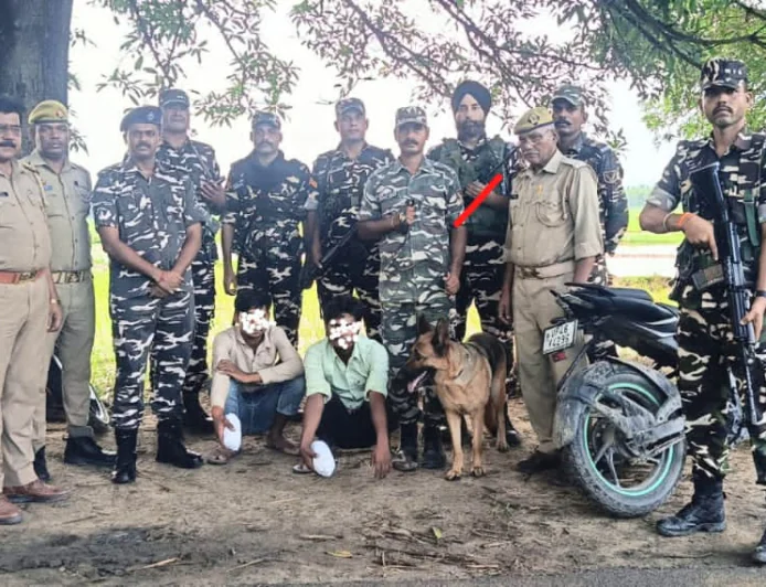 श्रावस्ती में एसएसबी की बड़ी कार्रवाई, 2 किलोग्राम चरस के साथ दो तस्कर गिरफ्तार