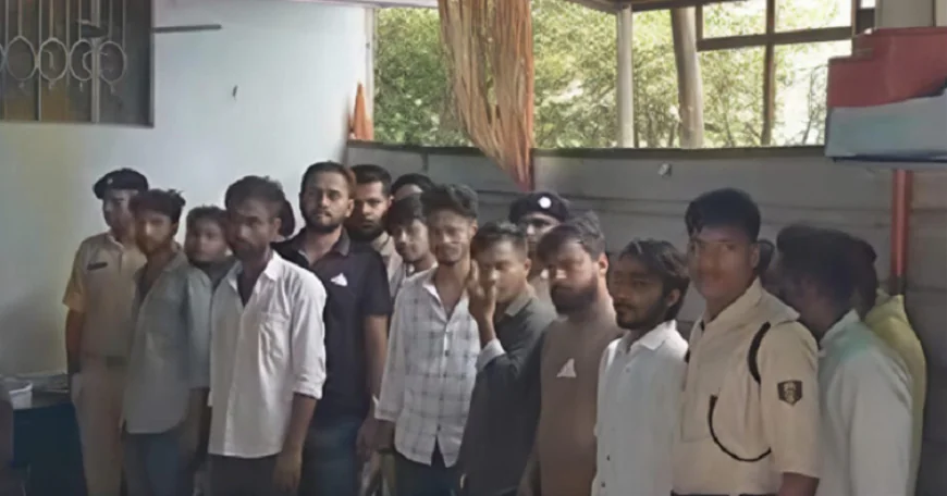 पटना में जमीन पर कब्जा करने आए 17 अपराधी अरेस्ट, पटना पुलिस-STF ने हथियार सहित दबोचा