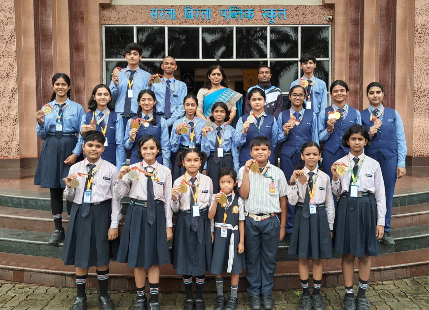 राष्ट्रीय ताइक्वांडो चैंपियनशिप के लिए सरला बिरला पब्लिक स्कूल के 04 खिलाड़ियों का हुआ चयन