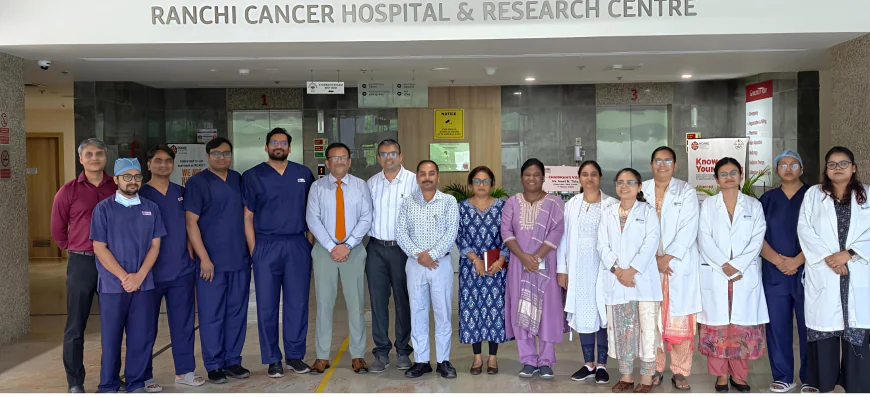 साक्ष्य-आधारित कैंसर उपचार को और सशक्त बनाने के लिए RCHRC में टाटा मेमोरियल सेंटर के कैंसर विशेषज्ञ का शैक्षिक दौरा