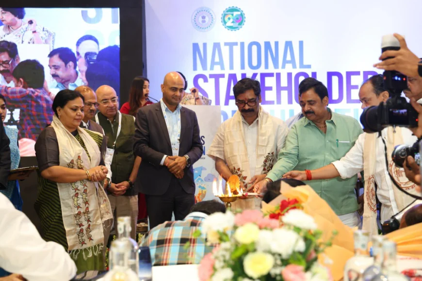 मुख्यमंत्री हेमंत सोरेन ने  किया दो दिवसीय नेशनल स्टेकहोल्डर्स कंसल्टेशन का आगाज