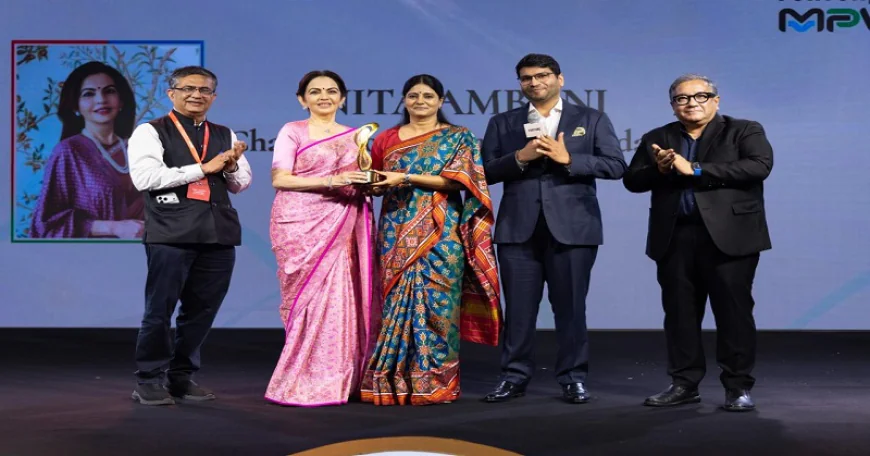 रिलायंस फाउंडेशन की चेयरपर्सन नीता अंबानी को फॉर्च्यून इंडिया का सबसे बड़ा सम्मान,  मोस्ट पावरफुट वुमेन की सूची में टॉप पर