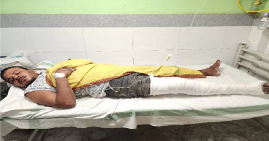 बंटी यादव हत्याकांड का मुख्य आरोपी रवीश उर्फ बसिया पुलिस मुठभेड़ में जख्मी, देसी कट्टा बरामद