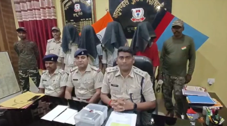 रांची के दशम फॉल इलाके में पिस्टल के दम पर लूट करने वाले गैंग का पर्दाफाश, 4 घंटे में 4 आरोपी गिरफ्तार, हथियार समेत लूटा सामान बरामद