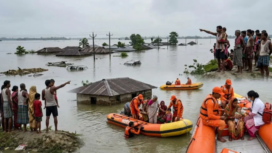 असम में बाढ़ से प्रभावित 10 हजार परिवारों तक राहत पहुंचाएगा रिलायंस फाउंडेशन, 4 हजार मवेशियों की भी होगी देखभाल