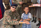 एनसीसी शिविर में मनाया गया रक्षाबंधन, जवानों की कलाइयों पर सजे रक्षासूत्र