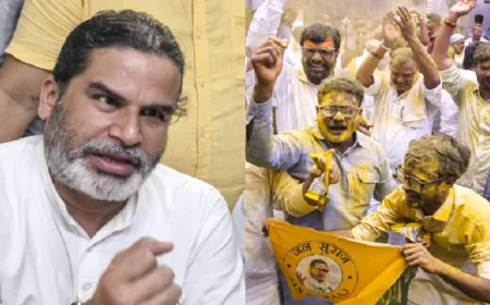 नितिन नवीन की सीट पर प्रशांत किशोर की जीत तय, बांकीपुर में पीके 19 हजार से अधिक वोट से आगे, MP के दतिया में कांग्रेस, गुजरात में भाजपा जीती