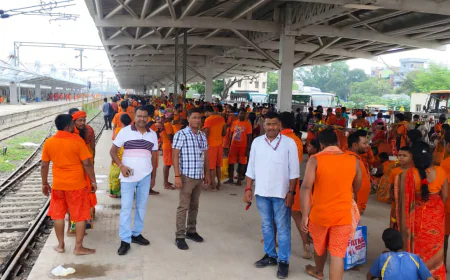 रेलवे सुरक्षा बल का विशेष सुरक्षा अभियान, यात्रियों को किया जागरूक