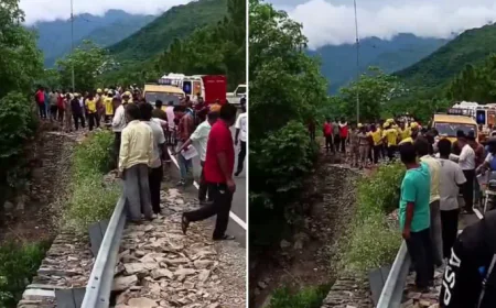 BREAKING : भीषण सड़क हादसे में एक ही परिवार के 5 लोगों की दर्दनाक मौत, एक जख्मी, मची चीख-पुकार