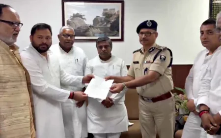 'AK-47 चलाने का आदेश किसने दिया?' DGP विनय कुमार से मिलकर तेजस्वी यादव ने उठाए सवाल