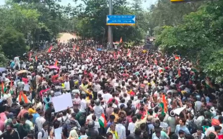 झारखण्ड विधानसभा घेराव के दौरान छात्रों पर लाठीचार्ज, कई छात्र चोटिल, जयराम महतो ने उठाए सवाल