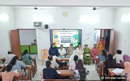 गौतम बुद्ध महिला कॉलेज में अंतरराष्ट्रीय युवा दिवस पर निबंध प्रतियोगिता, छात्राओं ने बढ़-चढ़कर लिया हिस्सा