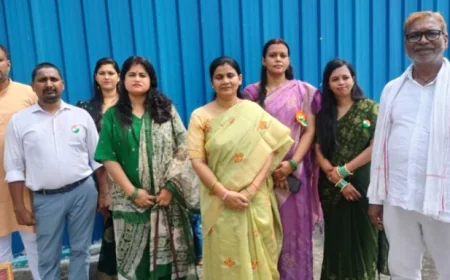 "80वें स्वतंत्रता दिवस गौरी कन्या +2 माध्यमिक उच्च विद्यालय लखीबाग मानपुर में  देशभक्ति के रंग में रंगा स्वतंत्रता दिवस समारोह :- विनय कुमार प्रभाकर
