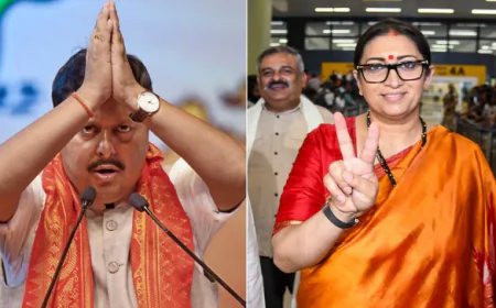 BIG NEWS : नितिन नवीन की नई राष्ट्रीय टीम का ऐलान, स्मृति ईरानी और वसुंधरा राजे समेत इन दिग्गजों को मिली बड़ी जिम्मेदारी