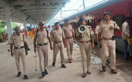 आरपीएफ का विशेष चेकिंग अभियान, यात्रियों को किया जागरूक