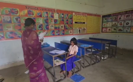 सिर्फ़ एक छात्रा के लिए खुलता है यह स्कूल, पढ़ाने आती है शिक्षिका और रोज बनता है मिड डे मील