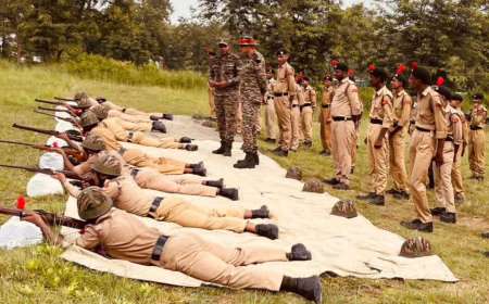 लक्ष्य पर निशाना, अनुशासन का इम्तिहान: एनसीसी कैडेटों ने लॉन्ग रेंज पर दिखाई दक्षता