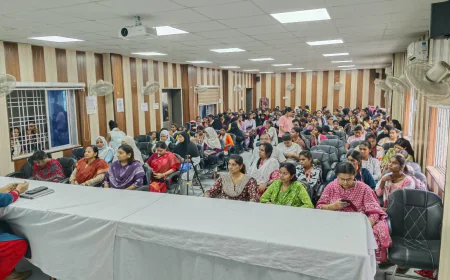 जीबीएम कॉलेज में जिला प्रशासन की ओर से लगाया गया विद्यार्थी सहयोग शिविर