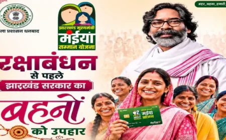 रक्षा बंधन पर धनबाद की 3.46 लाख बहनों को मिला सरकार का तोहफा, खाते में पहुंची मंईयां सम्मान योजना की राशि