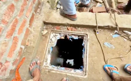 बड़ी खबर : बिहार में दर्दनाक हादसा, 4 मजदूरों की हुई मौत, सेप्टिक टैंक की सेंटरिंग खोलने के दौरान हुआ हादसा