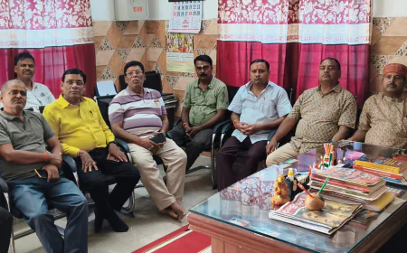 भाजपा किसान मोर्चा कार्यालय में सामूहिक रूप से सुनी गई ‘मन की बात’