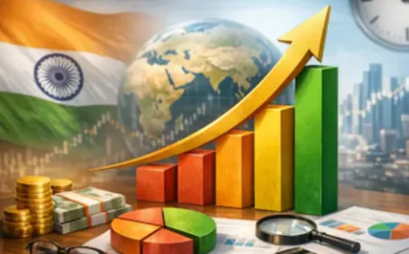 भारत की अर्थव्यवस्था की रफ्तार बरकरार, पहली तिमाही में GDP ग्रोथ 7.8%