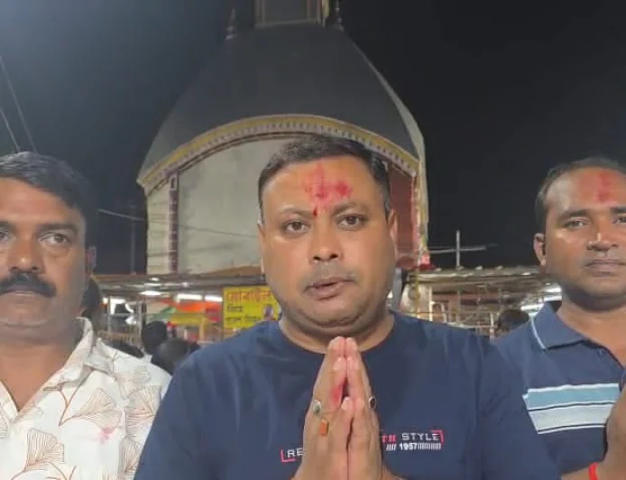 सावन में मां तारापीठ पहुंचे भाजपा नेताओं ने की पूजा-अर्चना, प्रदेश व देश की सुख-समृद्धि की कामना