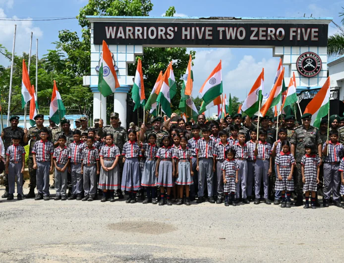 205 कोबरा में गूंजा ‘वंदे मातरम्’, तिरंगा रैली से दिया राष्ट्रभक्ति और एकता का संदेश