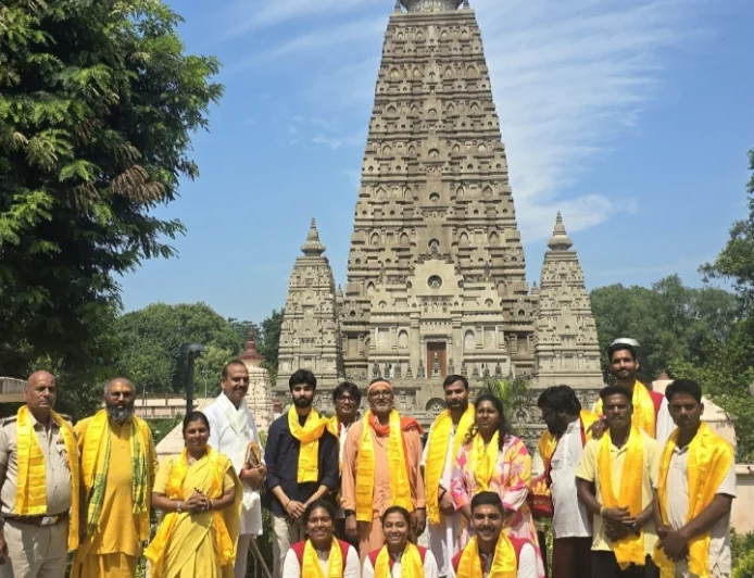 चिन्मय मिशन के 75 वर्ष के अमृतकाल में गया जी पहुँची आध्यात्मिक भारत भ्रमण यात्रा