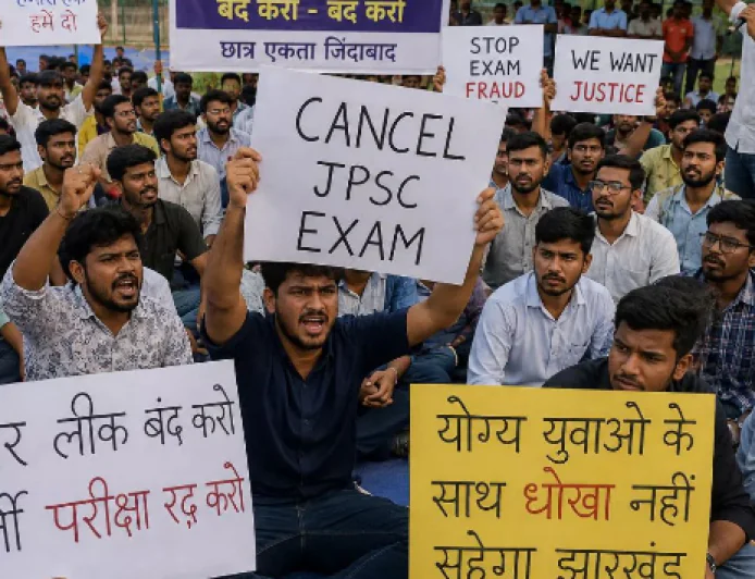 झारखंड छात्र आंदोलन : 500 प्रदर्शनकारियों पर FIR, 6 छात्र अब भी अनशन पर, बोले : दुर्भाग्य है CM नहीं सुन रहे हमारी बात