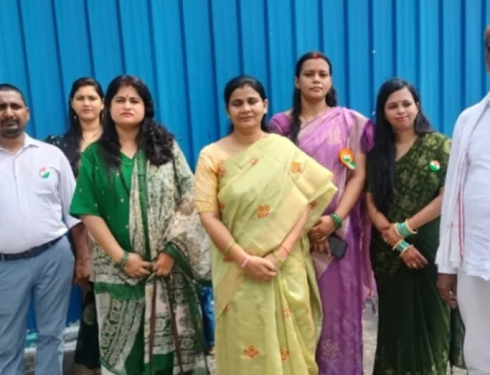 "80वें स्वतंत्रता दिवस गौरी कन्या +2 माध्यमिक उच्च विद्यालय लखीबाग मानपुर में  देशभक्ति के रंग में रंगा स्वतंत्रता दिवस समारोह :- विनय कुमार प्रभाकर