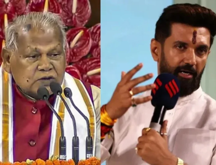 NDA में आरक्षण पर रार, जीतन राम मांझी के बेटे की 'कोटे में कोटा' की मांग पर चिराग पासवान का पलटवार