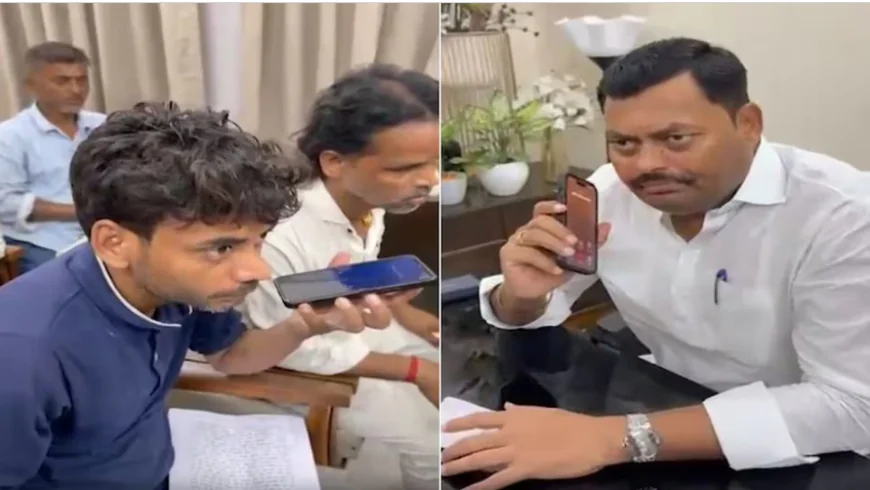 बिहार के मंत्री के सामने ही 50 हजार की रिश्वत की मांग, फोन पर सुनते ही बोले : एक घंटे में करो सस्पेंड, देखें VIDEO