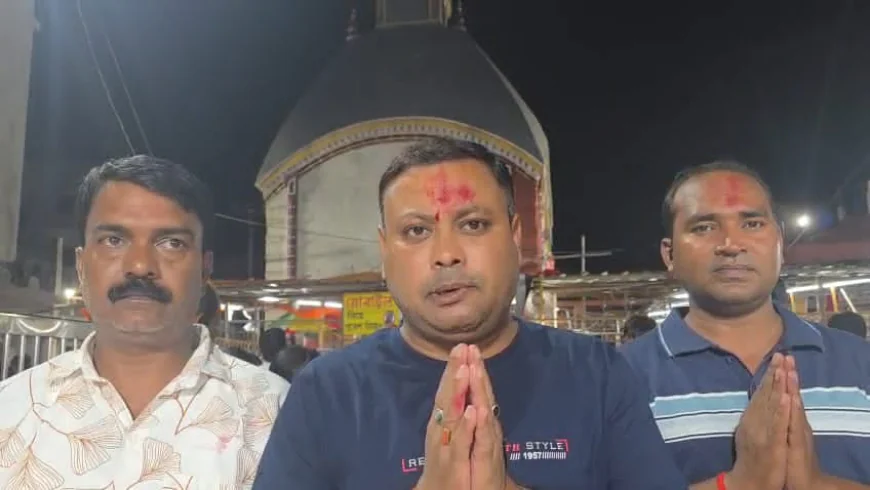 सावन में मां तारापीठ पहुंचे भाजपा नेताओं ने की पूजा-अर्चना, प्रदेश व देश की सुख-समृद्धि की कामना