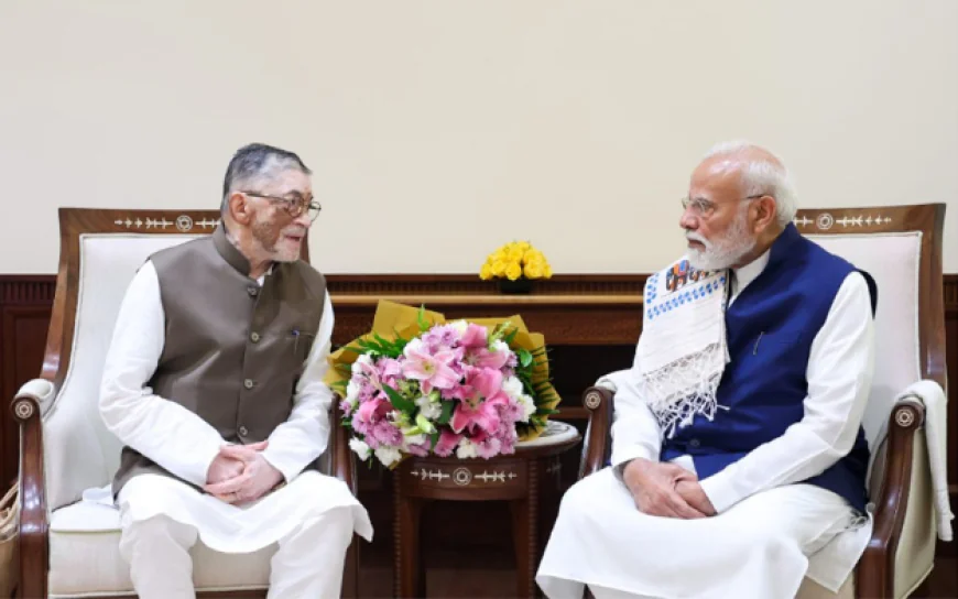 PM नरेंद्र मोदी से झारखण्ड के राज्यपाल संतोष गंगवार ने की मुलाकात