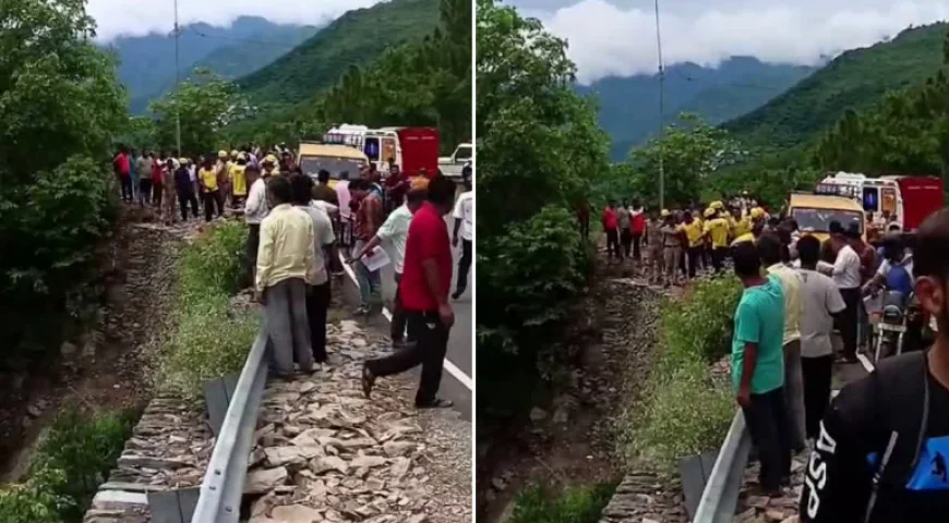BREAKING : भीषण सड़क हादसे में एक ही परिवार के 5 लोगों की दर्दनाक मौत, एक जख्मी, मची चीख-पुकार