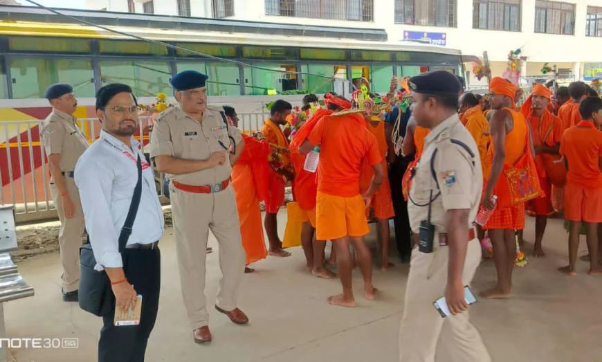 श्रावणी मेले को लेकर गया स्टेशन पर RPF का विशेष चेकिंग अभियान, कांवड़ियों को सुरक्षा नियमों के प्रति किया जागरूक