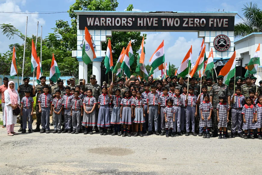 205 कोबरा में गूंजा ‘वंदे मातरम्’, तिरंगा रैली से दिया राष्ट्रभक्ति और एकता का संदेश