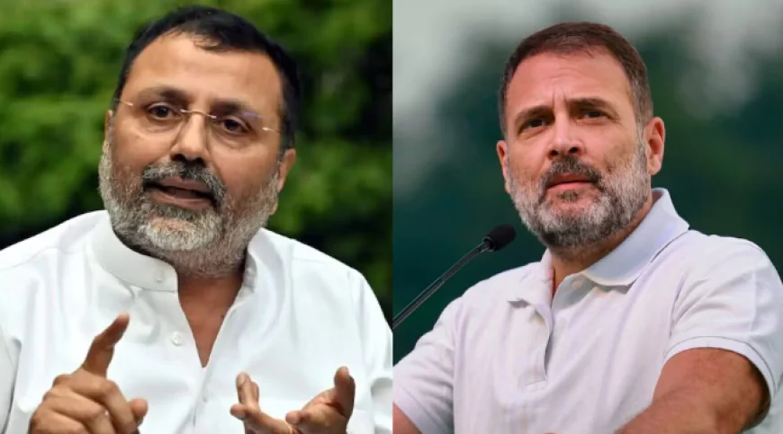 'राहुल गांधी के रूप में जिन्ना का हुआ है पुनर्जन्म', निशिकांत दुबे का तीखा हमला