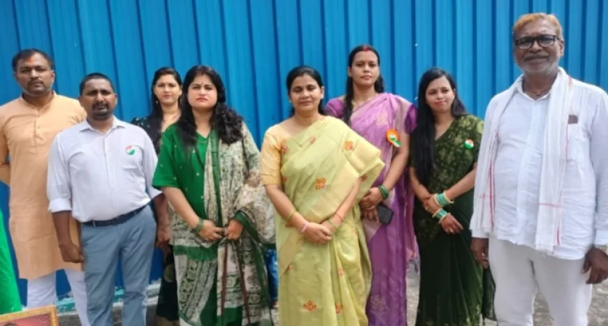 "80वें स्वतंत्रता दिवस गौरी कन्या +2 माध्यमिक उच्च विद्यालय लखीबाग मानपुर में  देशभक्ति के रंग में रंगा स्वतंत्रता दिवस समारोह :- विनय कुमार प्रभाकर