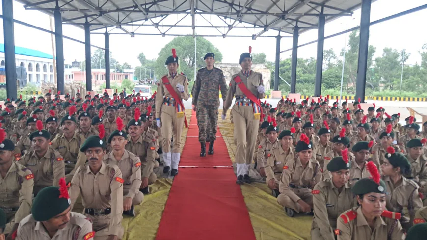 बाजार समिति में आयोजित हुआ 27 बिहार बटालियन एनसीसी का दस दिवसीय सीएटीसी-4 कैंप