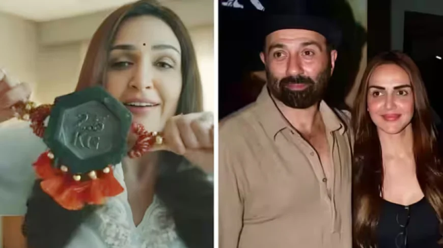 सनी देओल के लिए रक्षाबंधन पर ईशा देओल ने बनवाई ढाई किलो की राखी, फैंस हैरान